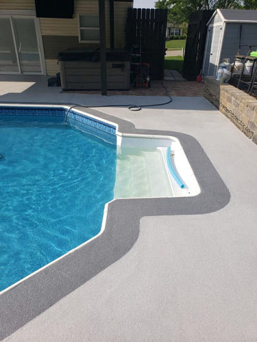 Pool Deck Resurfacing - Gresham Concrete Coatings